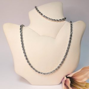 Silver star lánc-karlánc szett