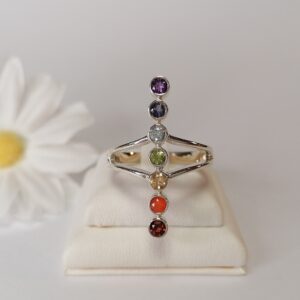 Ezüst csakra gyűrű