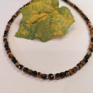 Extra rozé tigrisszem lánc